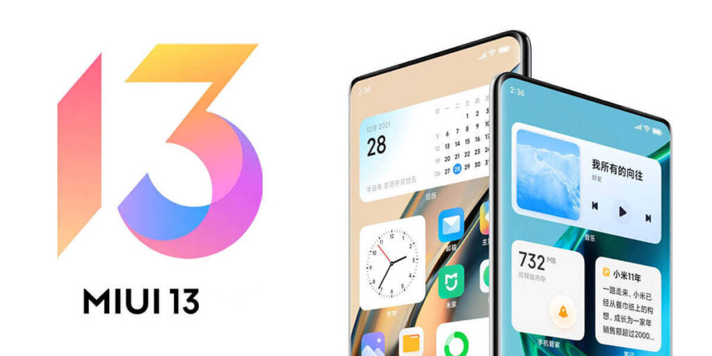 Dispositivos Xiaomi que se actualizarán a MIUI 13
